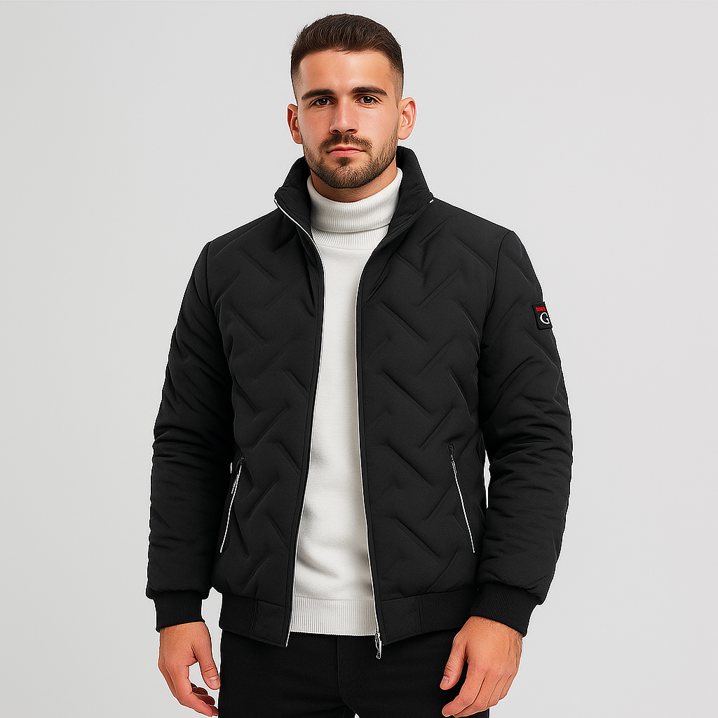 Berg-Feldt | Gepolstertes Herrenjacke mit Reißverschluss