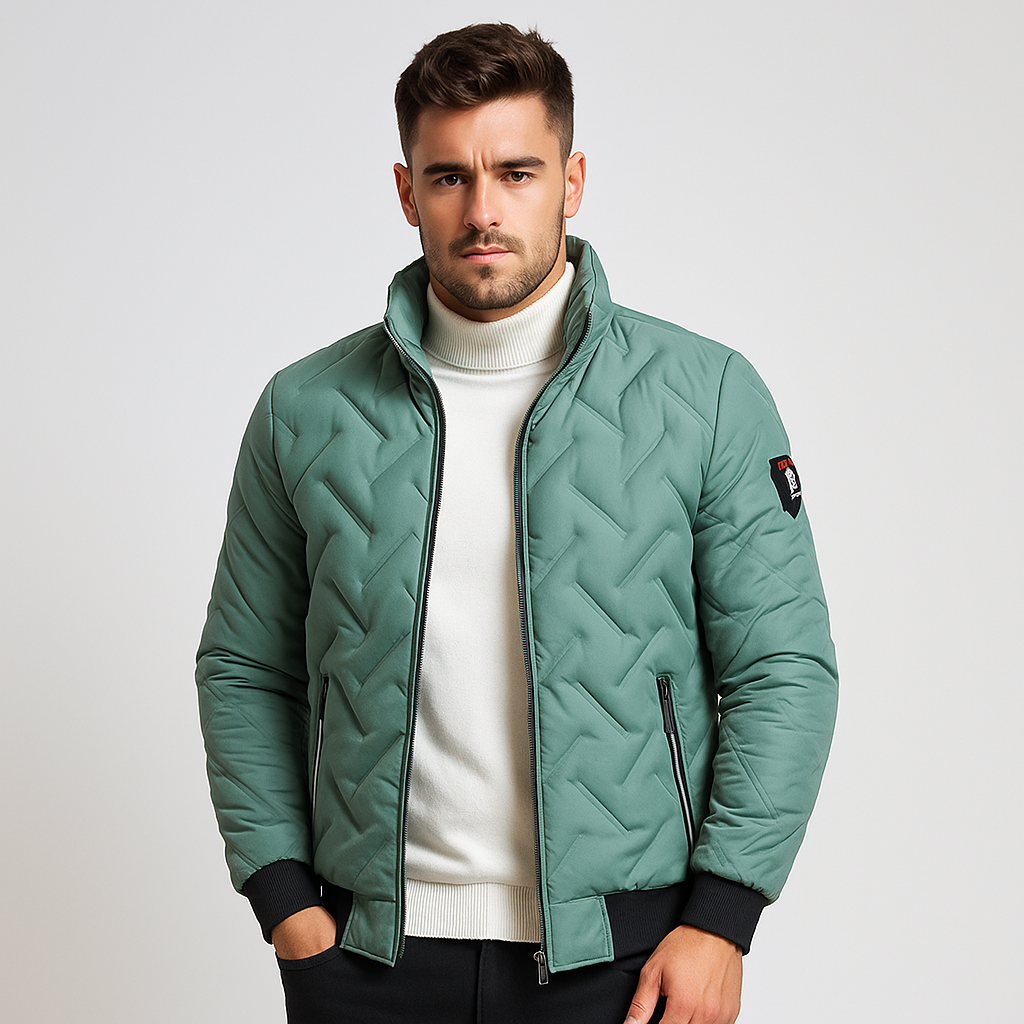 Berg-Feldt | Gepolstertes Herrenjacke mit Reißverschluss