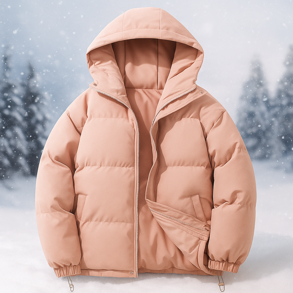 Berg-Feldt | Kurze gepolsterte Jacke mit Kapuze Stilla