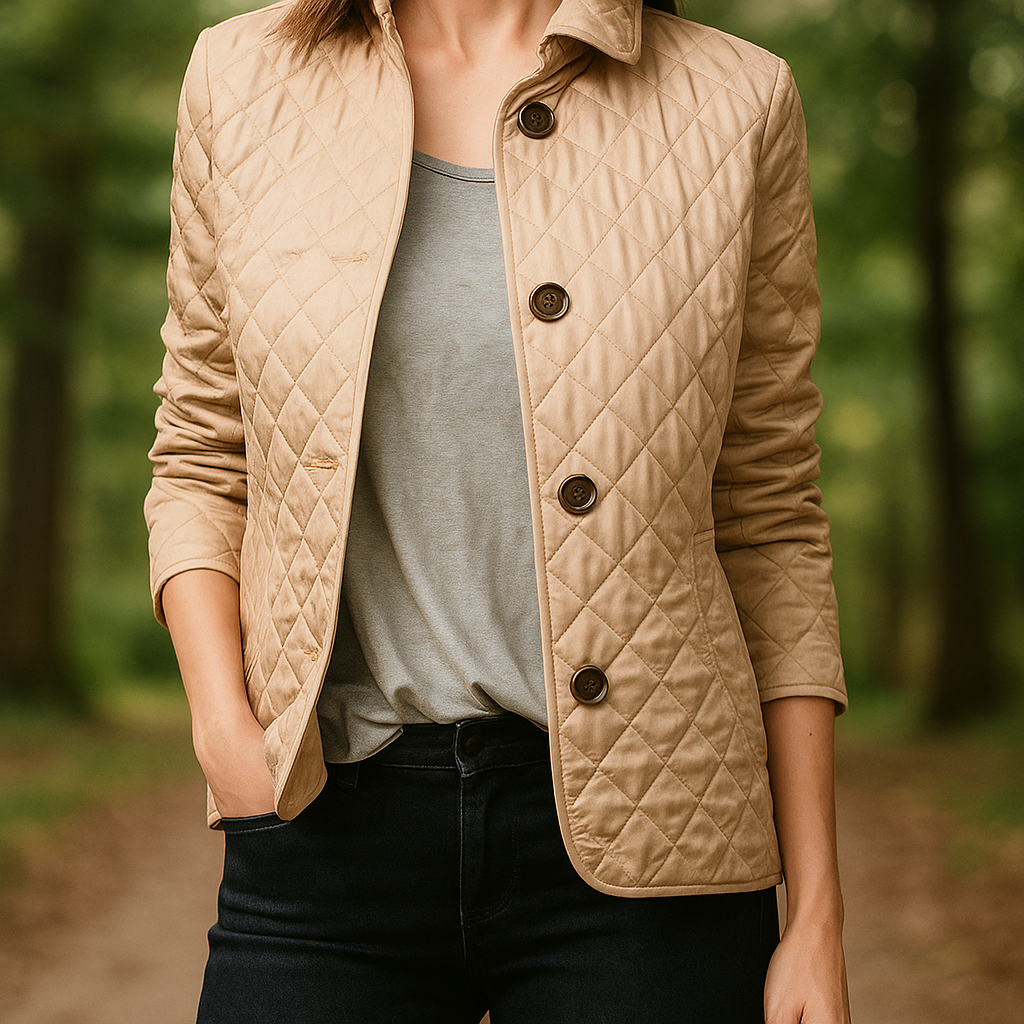 Berg-Feldt | Leichte Steppjacke für Frauen mit Knöpfen auf der Vorderseite Milika