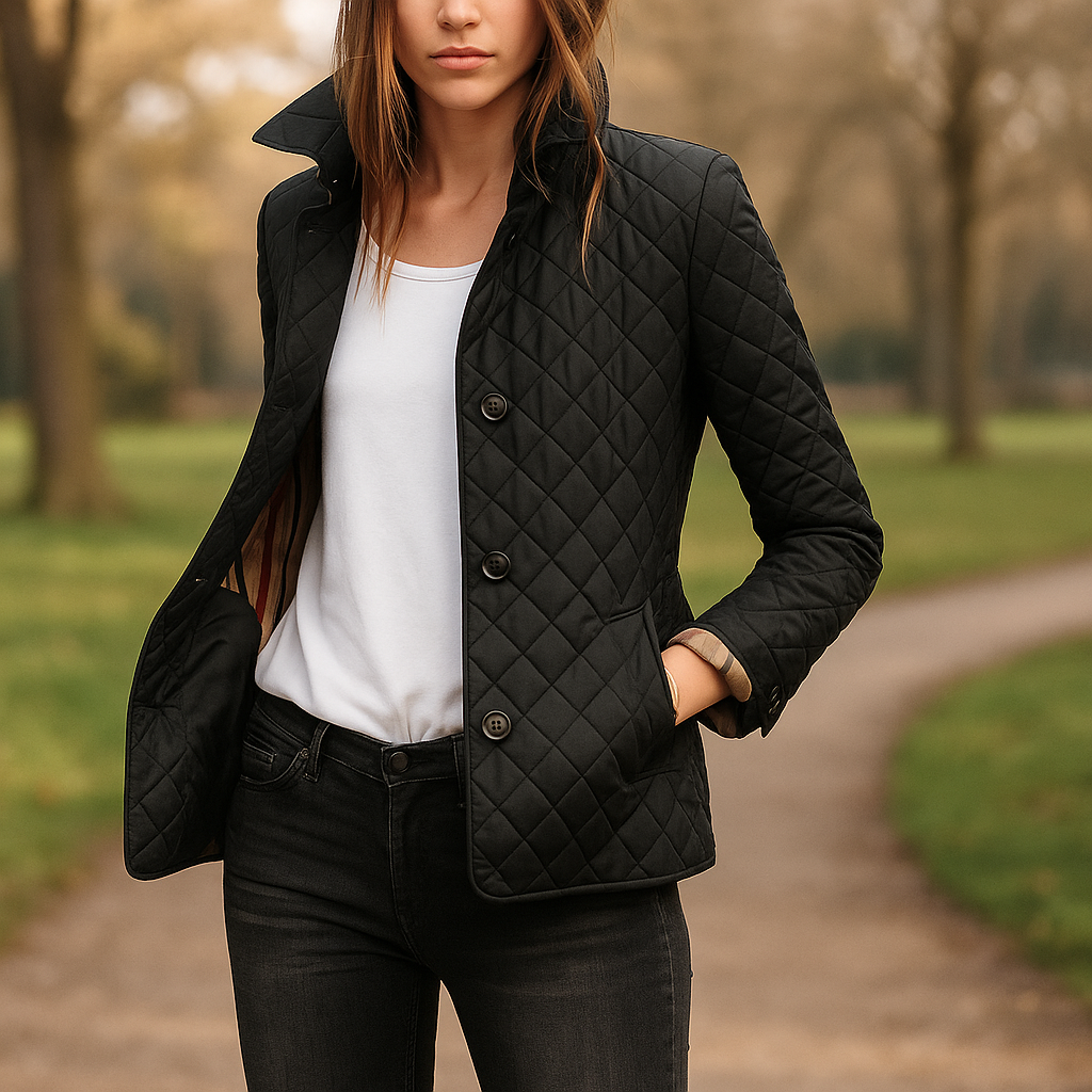 Berg-Feldt | Leichte Steppjacke für Frauen mit Knöpfen auf der Vorderseite Milika