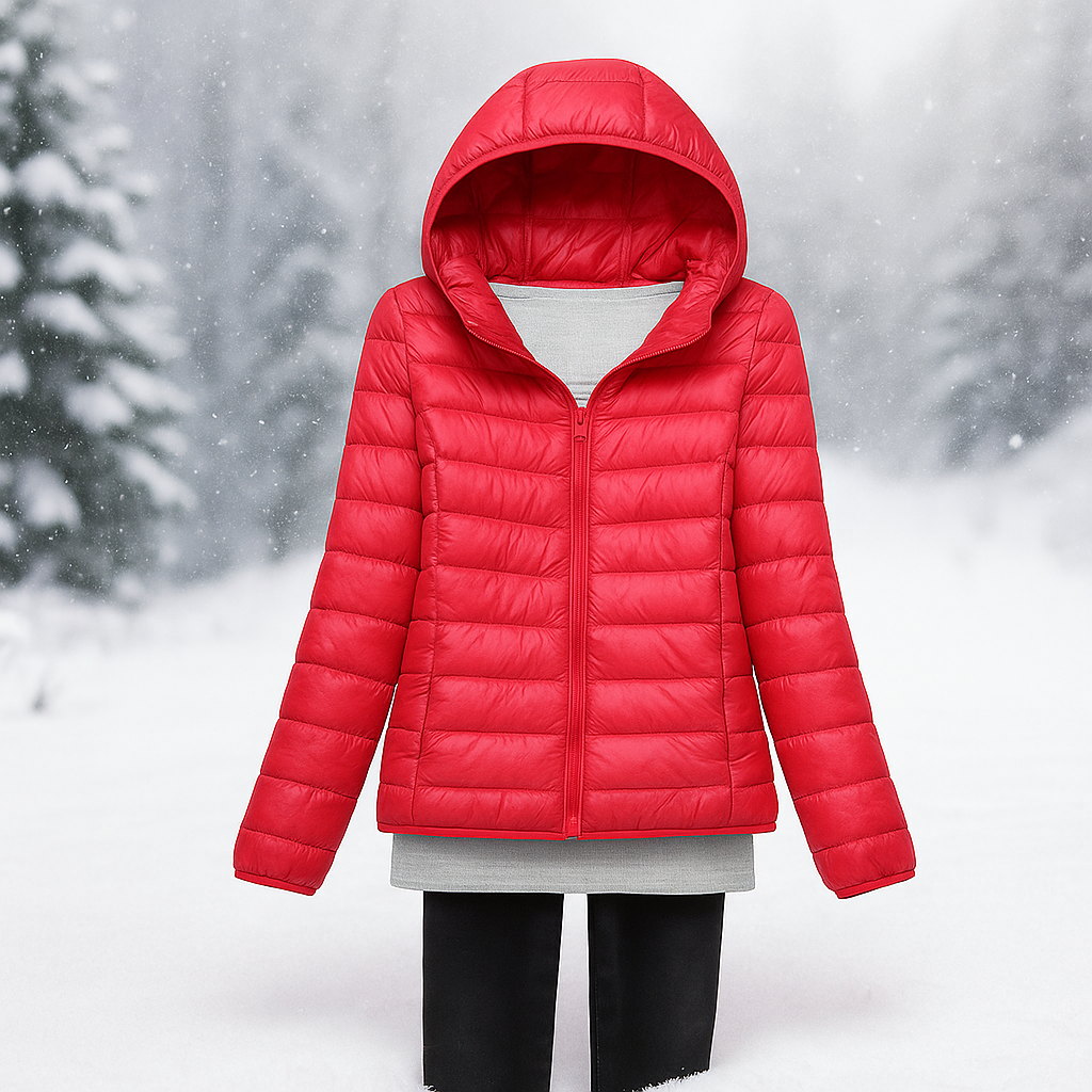 Berg-Feldt | Leichte gepolsterte Jacke mit vielseitiger Kapuze