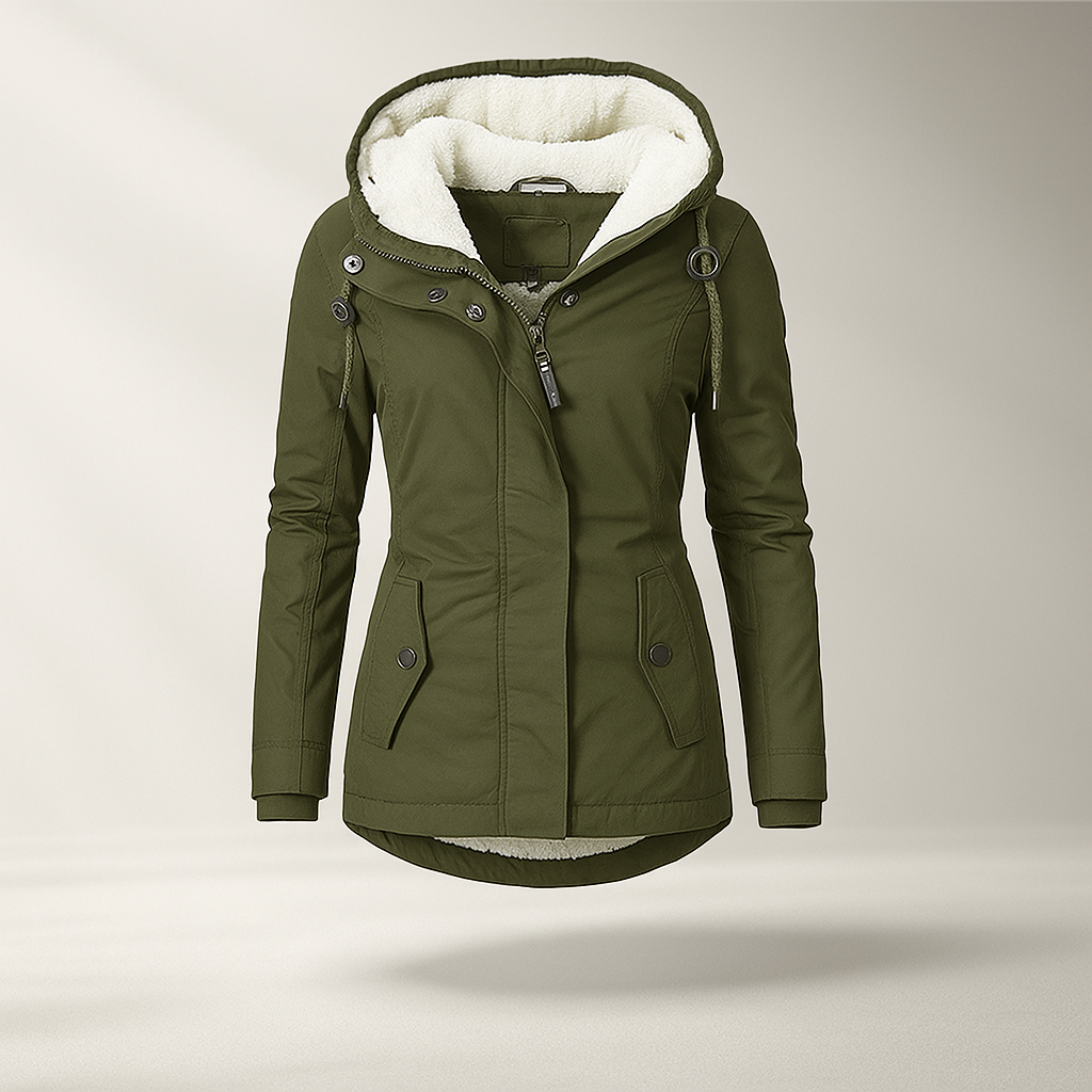 Berg-Feldt | Fleecejacke mit verstellbarer Kapuze