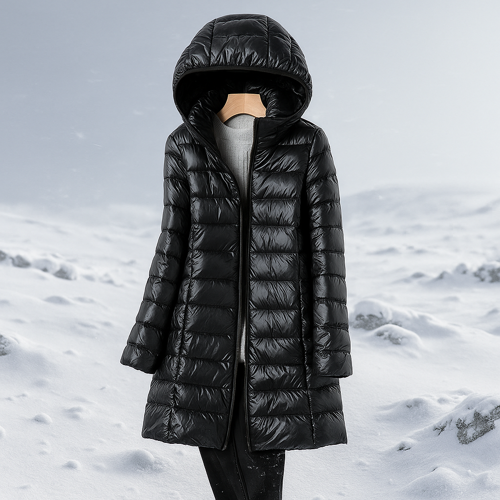 Berg-Feldt | Steppmantel mit Kapuze für Damen Marenne