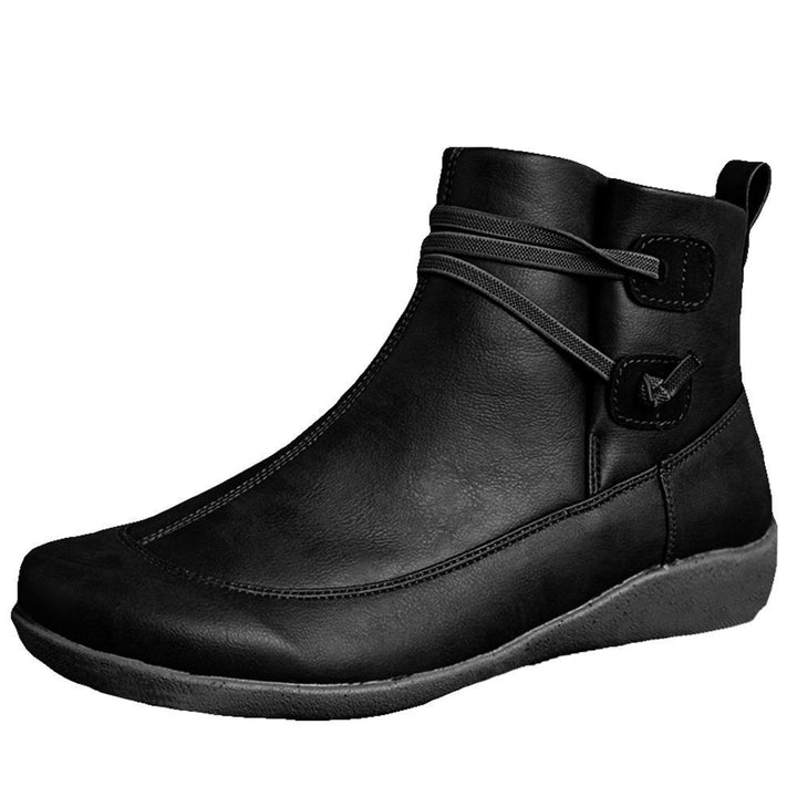 Berg-Feldt | und Warme Damenstiefel Aus Leder
