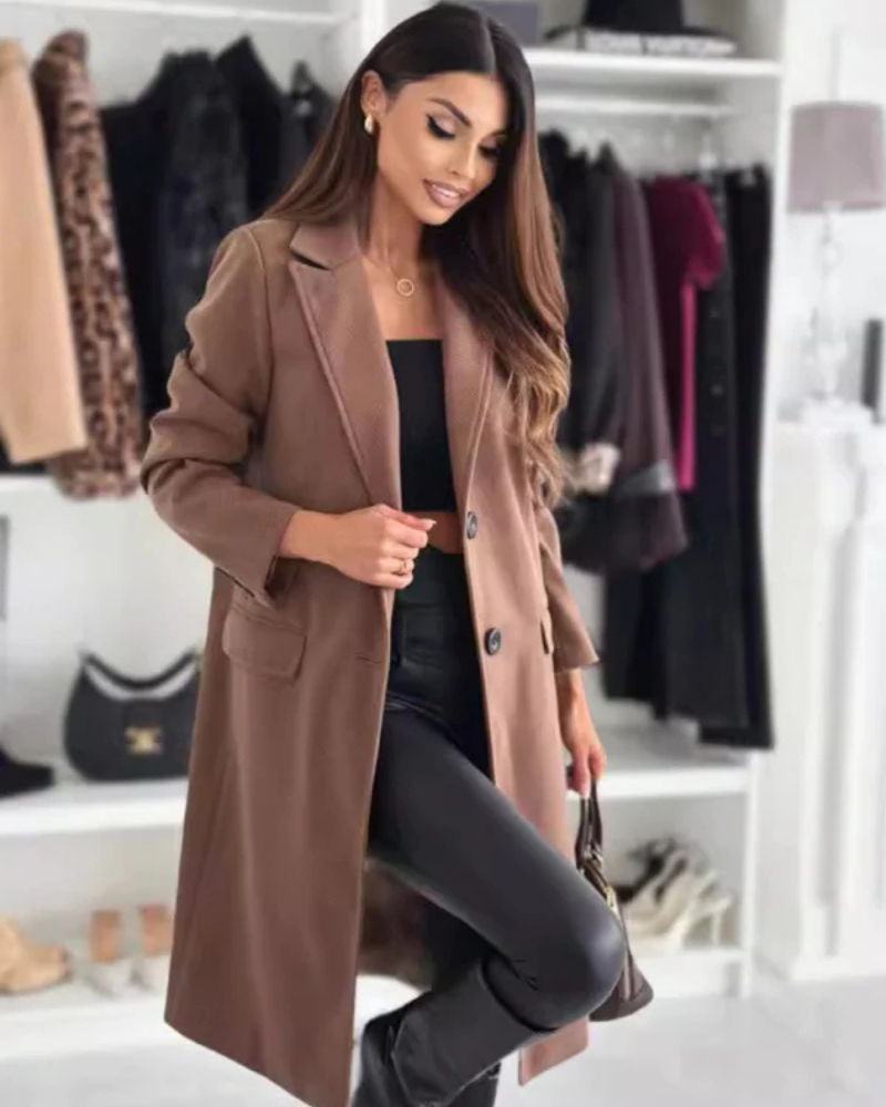 Berg-Feldt | Eleganter Langer Mantel für Damen