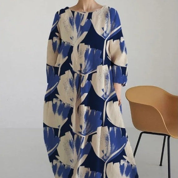 Robe aspect coton avec impression 3D Fudus