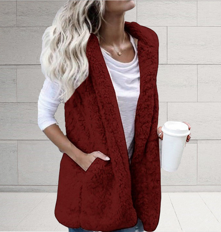 Gilet polaire douillet pour femme avec coupe ergonomique et grandes poches Berg-Feldt
