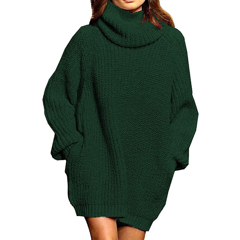 Pull tricoté ample col montant pour femme Berg-Feldt