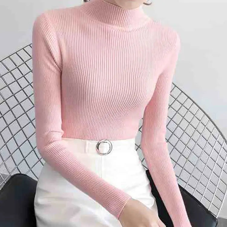 Berg-Feldt | gerippter Wollpullover für Damen