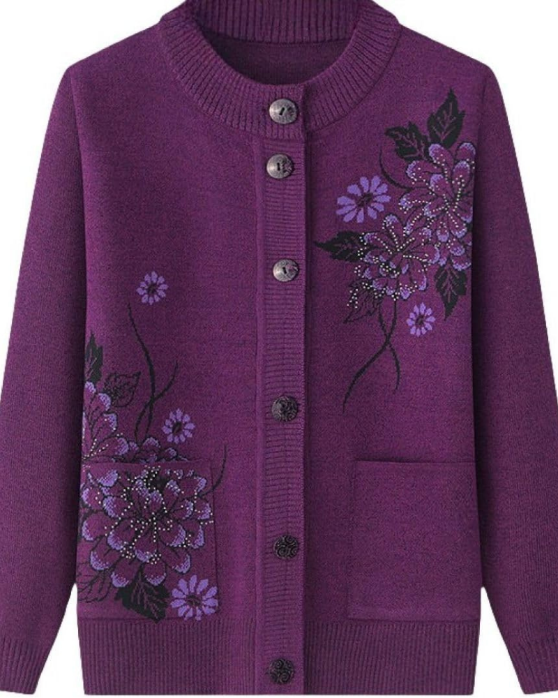 Berg-Feldt | Floral Charm Strickjacke