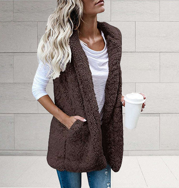 Gilet polaire douillet pour femme avec coupe ergonomique et grandes poches Berg-Feldt