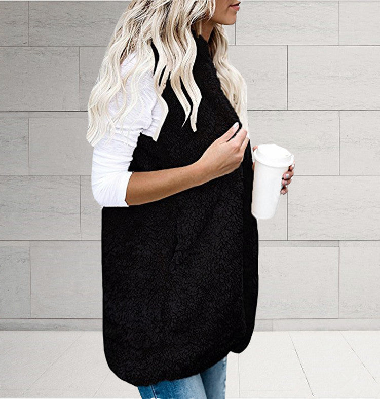 Gilet polaire douillet pour femme avec coupe ergonomique et grandes poches Berg-Feldt