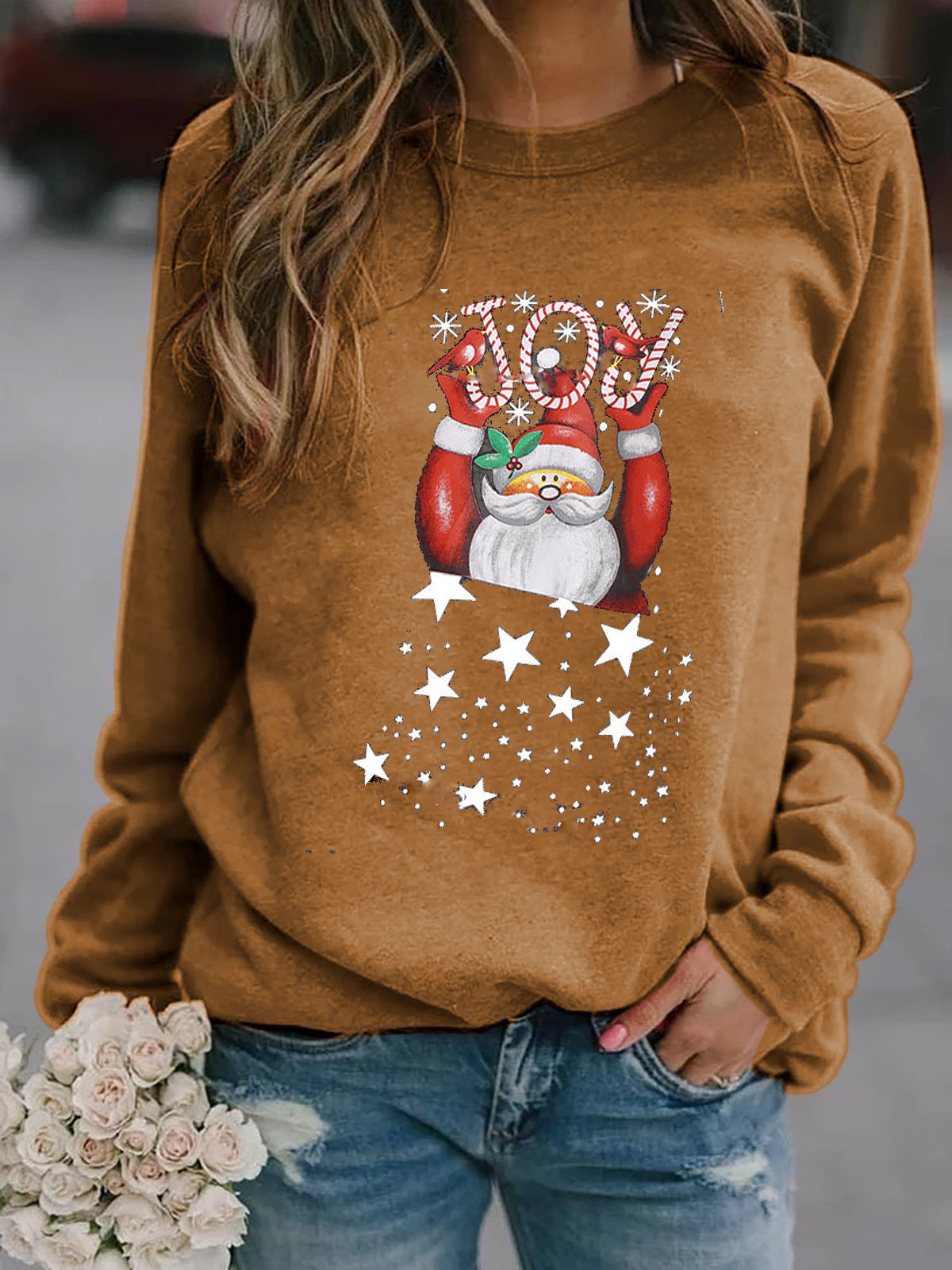 Sweat-shirt femme motif de Noël festif Berg-Feldt