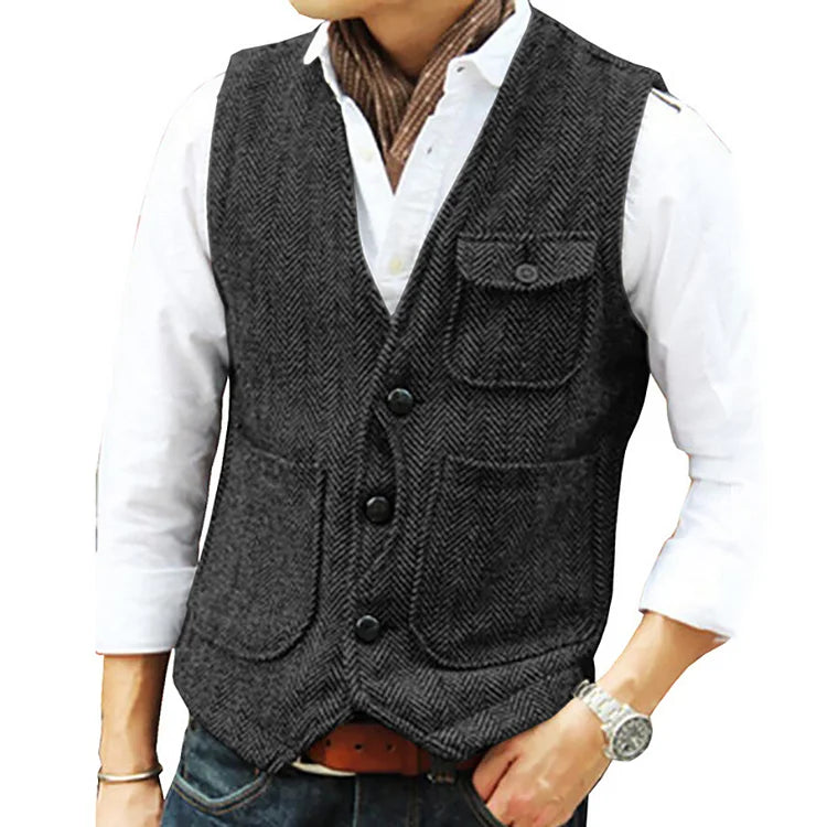 Costume Balthazar : Gilet simple en cachemire