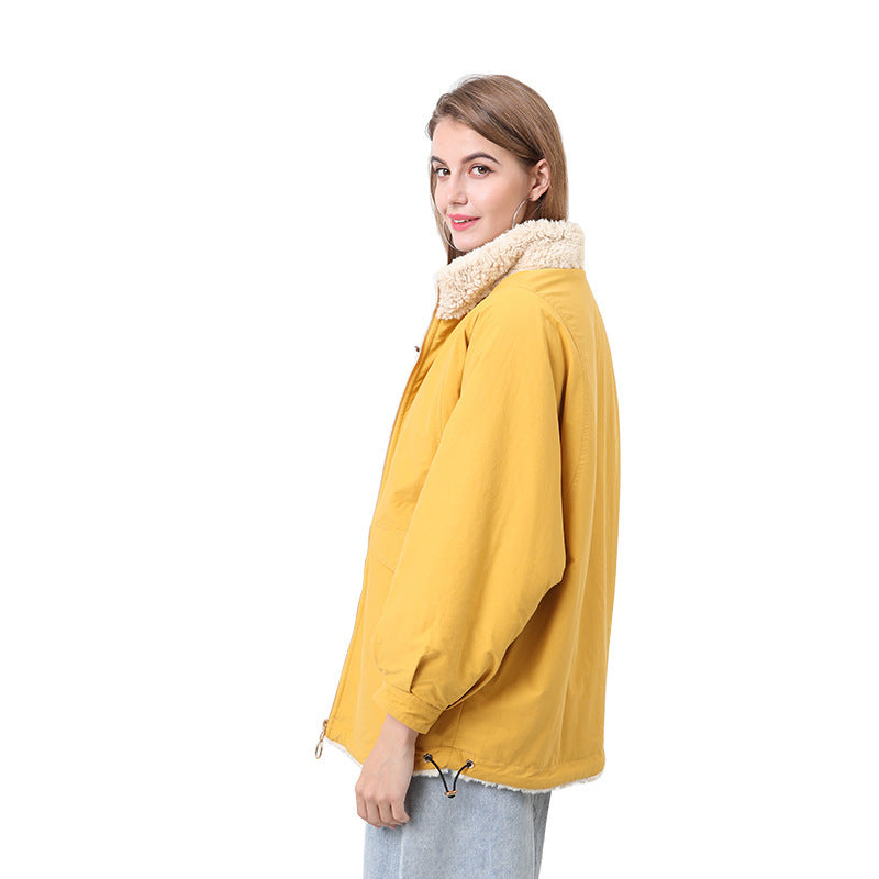 Veste d'extérieur douillette et chaude pour femme avec col montant Berg-Feldt
