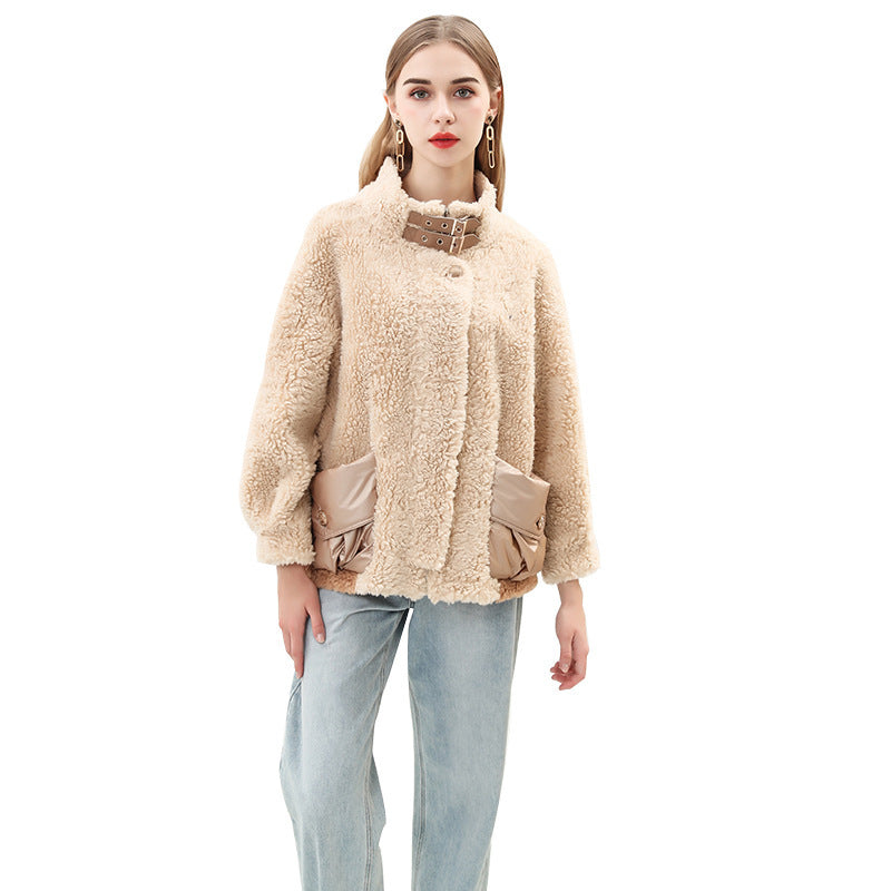 Veste douillette oversize femme avec poches décoratives Berg-Feldt
