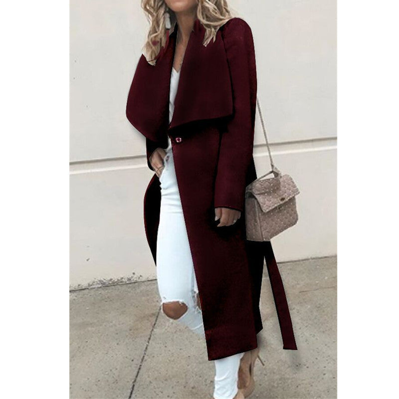 Trench-coat asymétrique pour femme de berg-feldt
