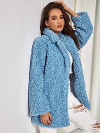 Manteau oversized douillet pour femme, col large, design exclusif Berg-Feldt