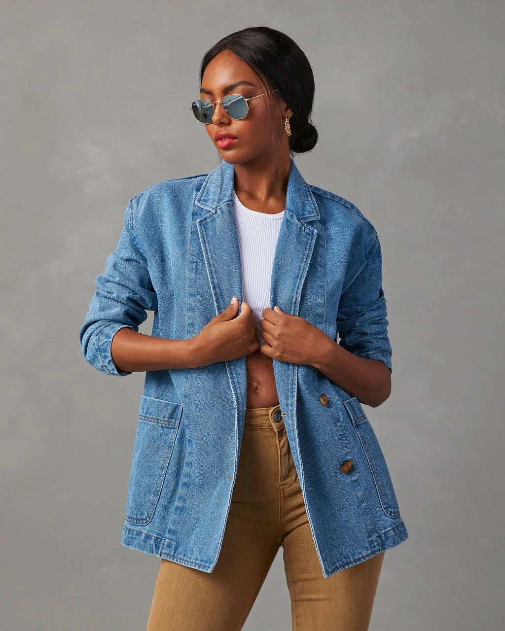 Berg-Feldt | Jeans Blazerjacke für Damen