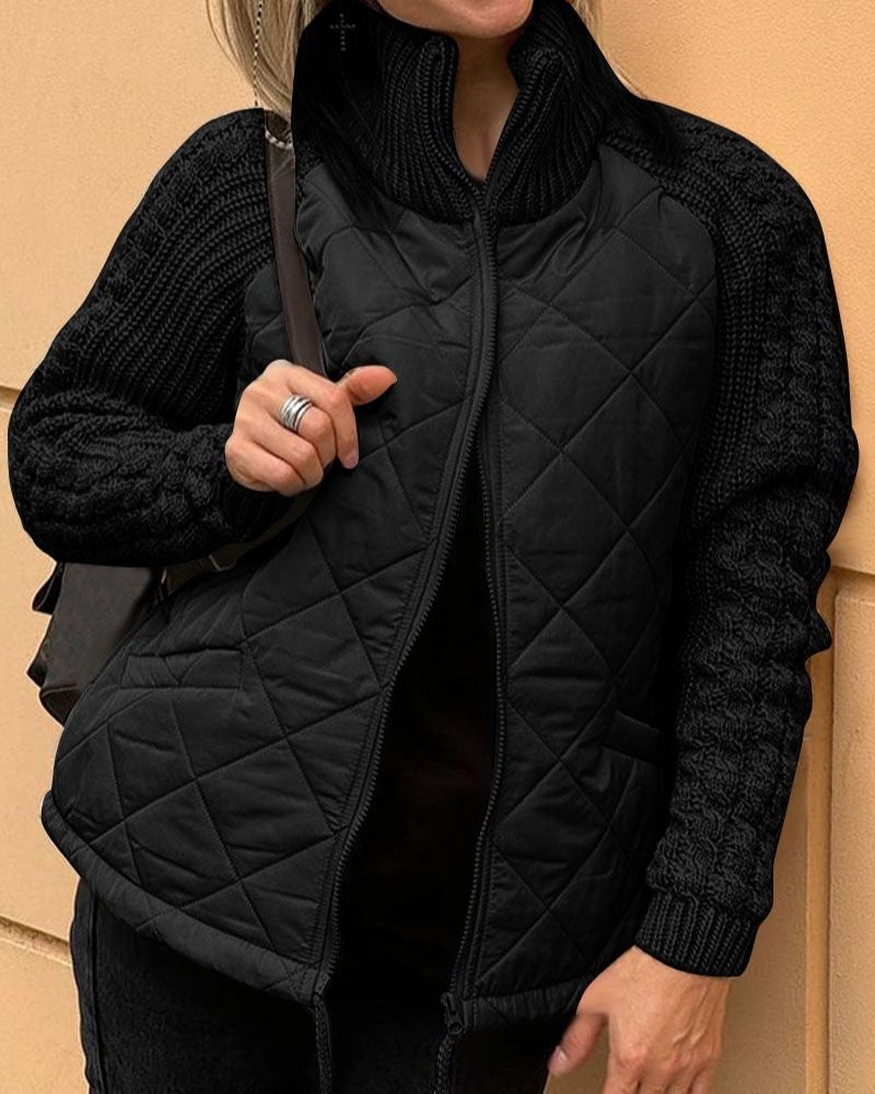 Berg-Feldt | Freizeit Strickjacke mit Reißverschluss