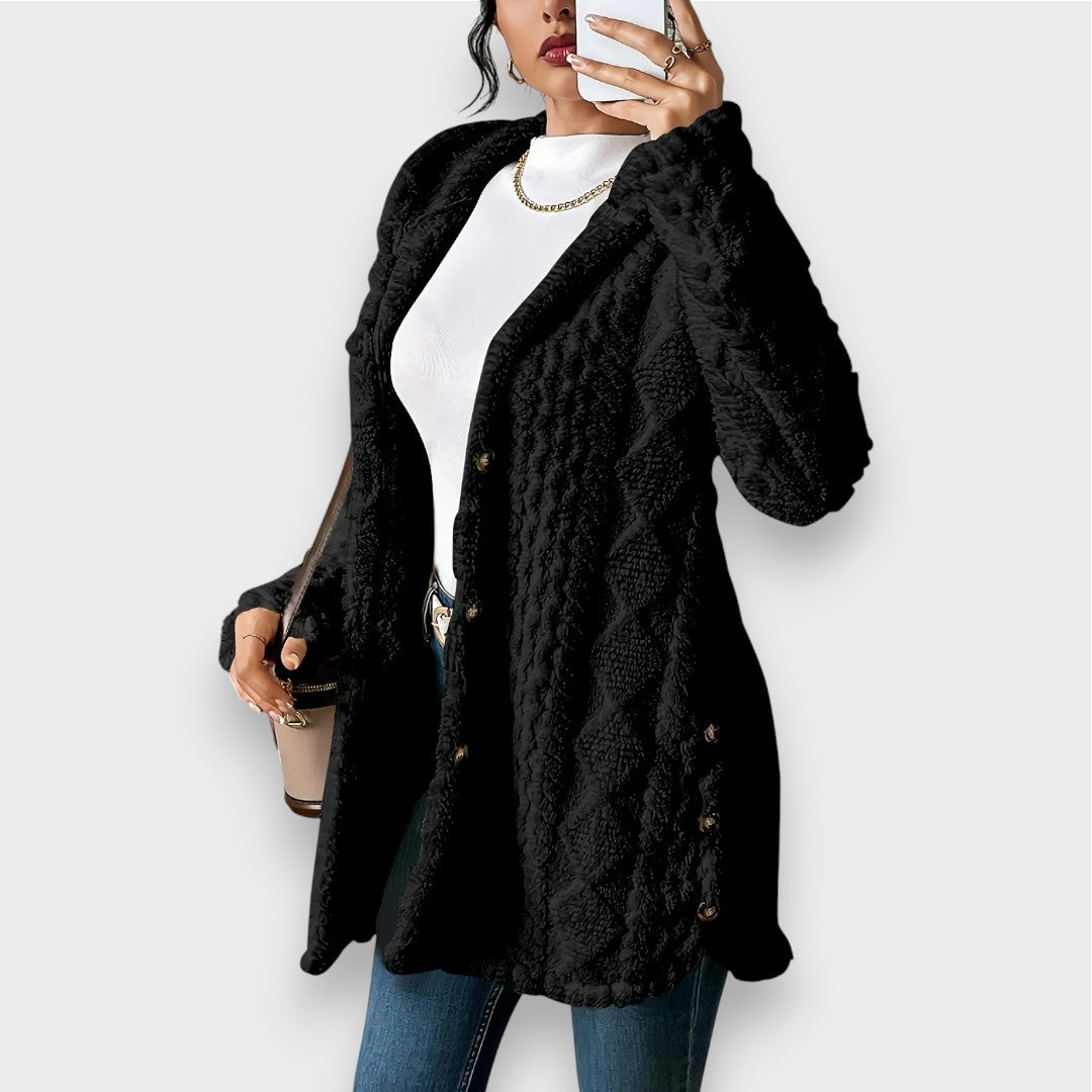 Berg-Feldt | Plüsch-Hoodie-Cardigan-Pullover