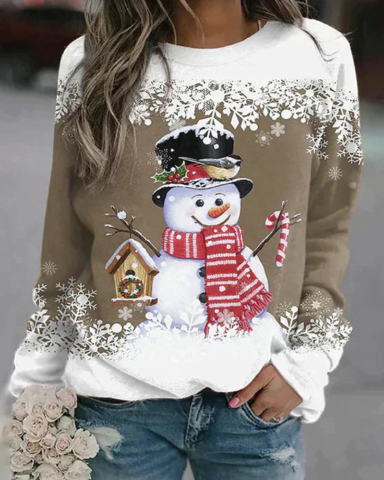 Berg-Feldt | Motif bonhomme de neige coloré