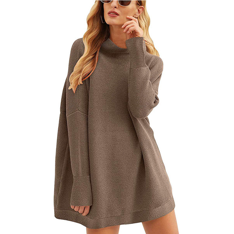 Pull en tricot décontracté à manches longues et épaules tombantes pour femme Berg-Feldt