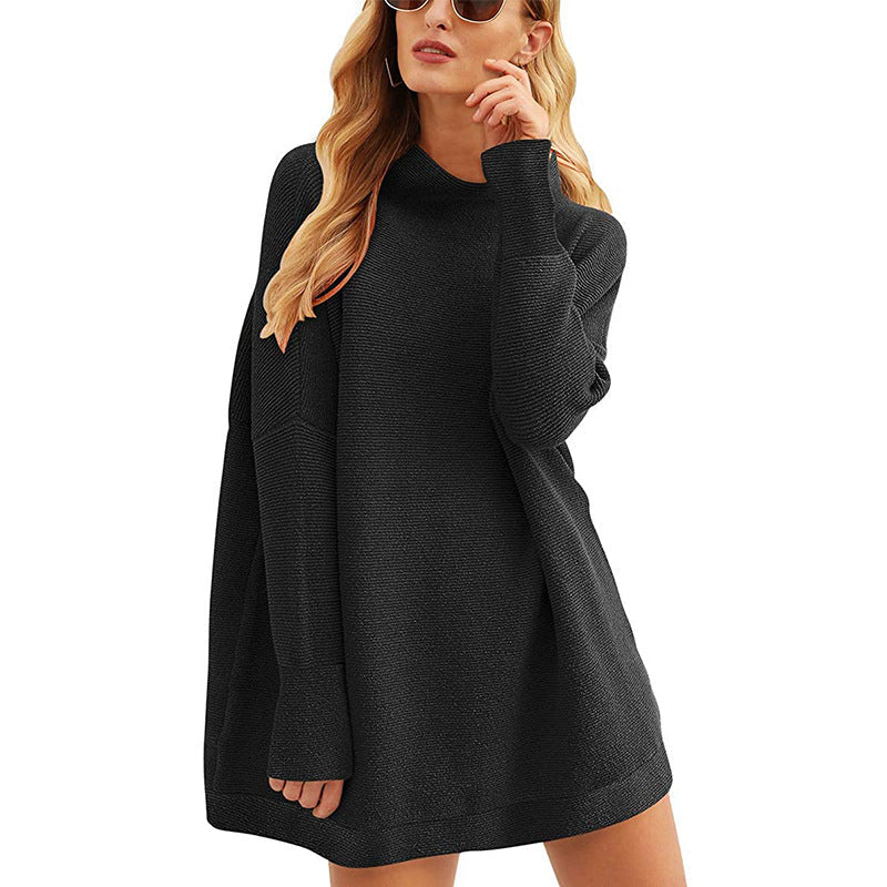 Pull en tricot décontracté à manches longues et épaules tombantes pour femme Berg-Feldt