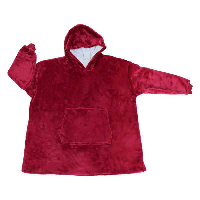 Damen-Sweatshirt surdimensionné à capuche en polaire douillette avec poches pratiques Berg-Feldt