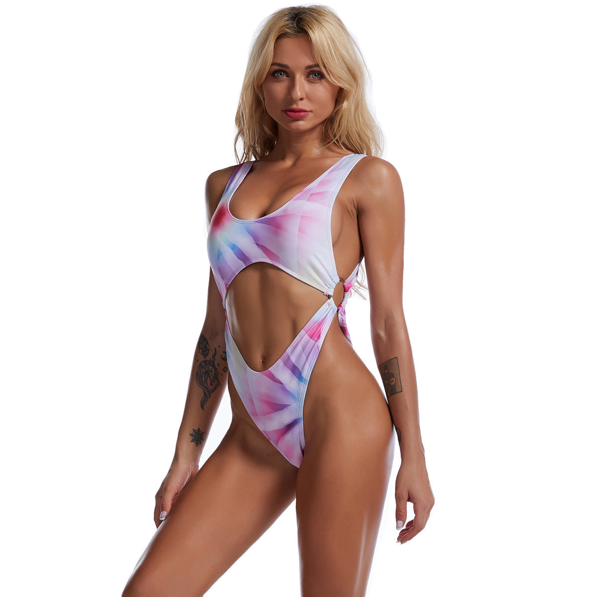 Sportlicher Damen-Badeanzug mit innovativem Cut-Out von berg-feldt