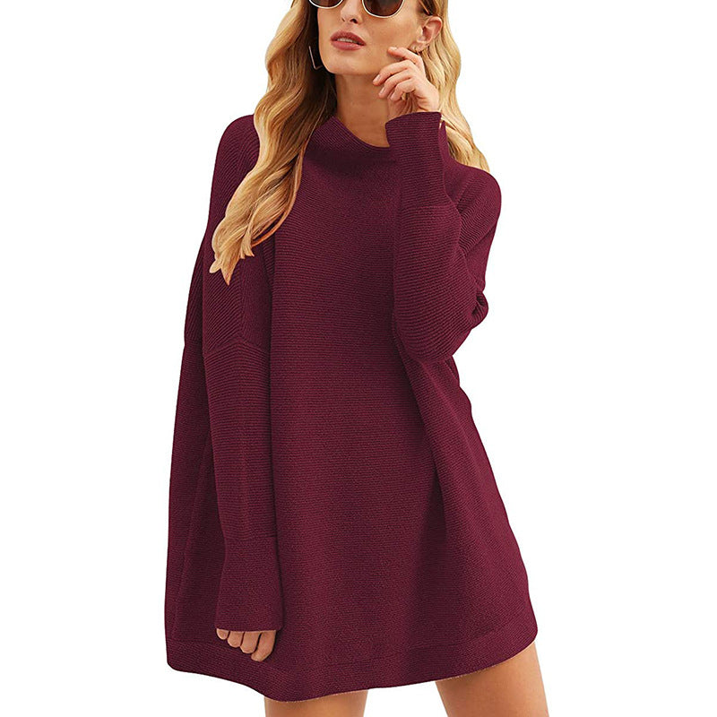 Pull en tricot décontracté à manches longues et épaules tombantes pour femme Berg-Feldt