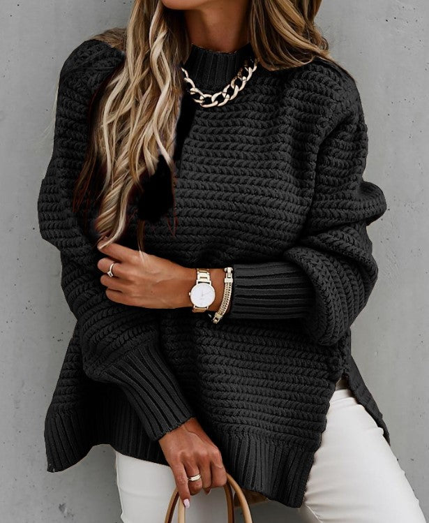 Damen Kuscheliger Strickpullover mit modischem Strukturmuster Berg-Feldt