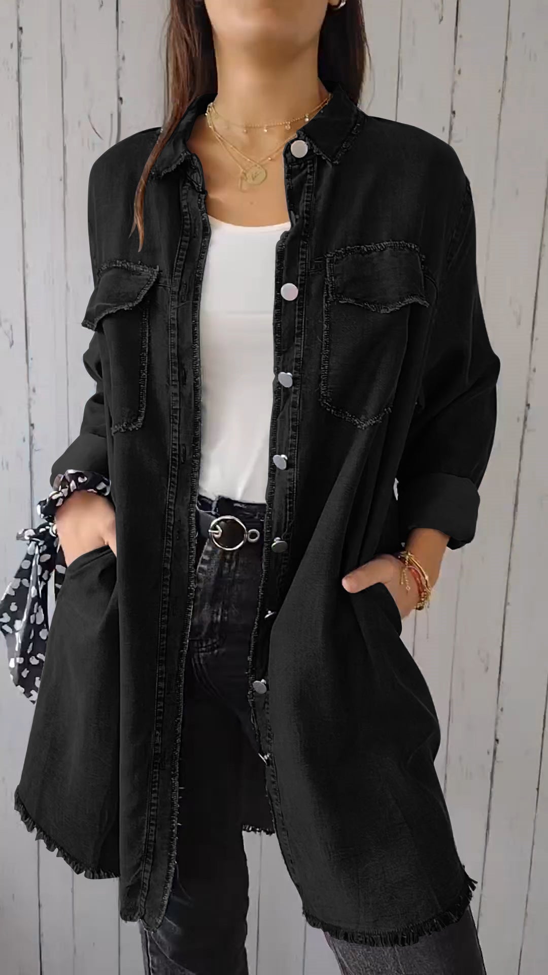 Berg-Feldt | Veste en jean confortable
