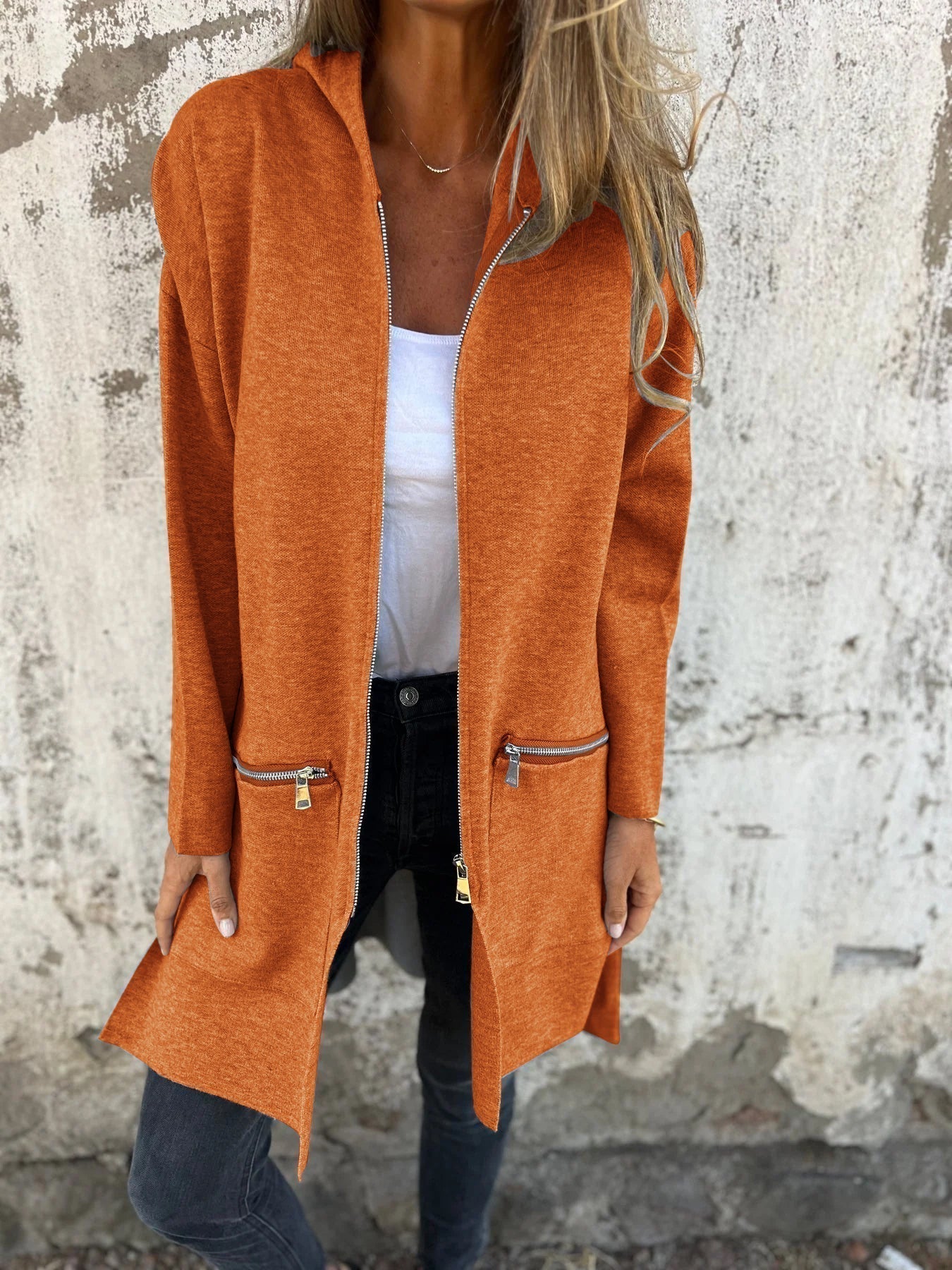 Berg-Feldt | Veste décontractée zippée à col rond