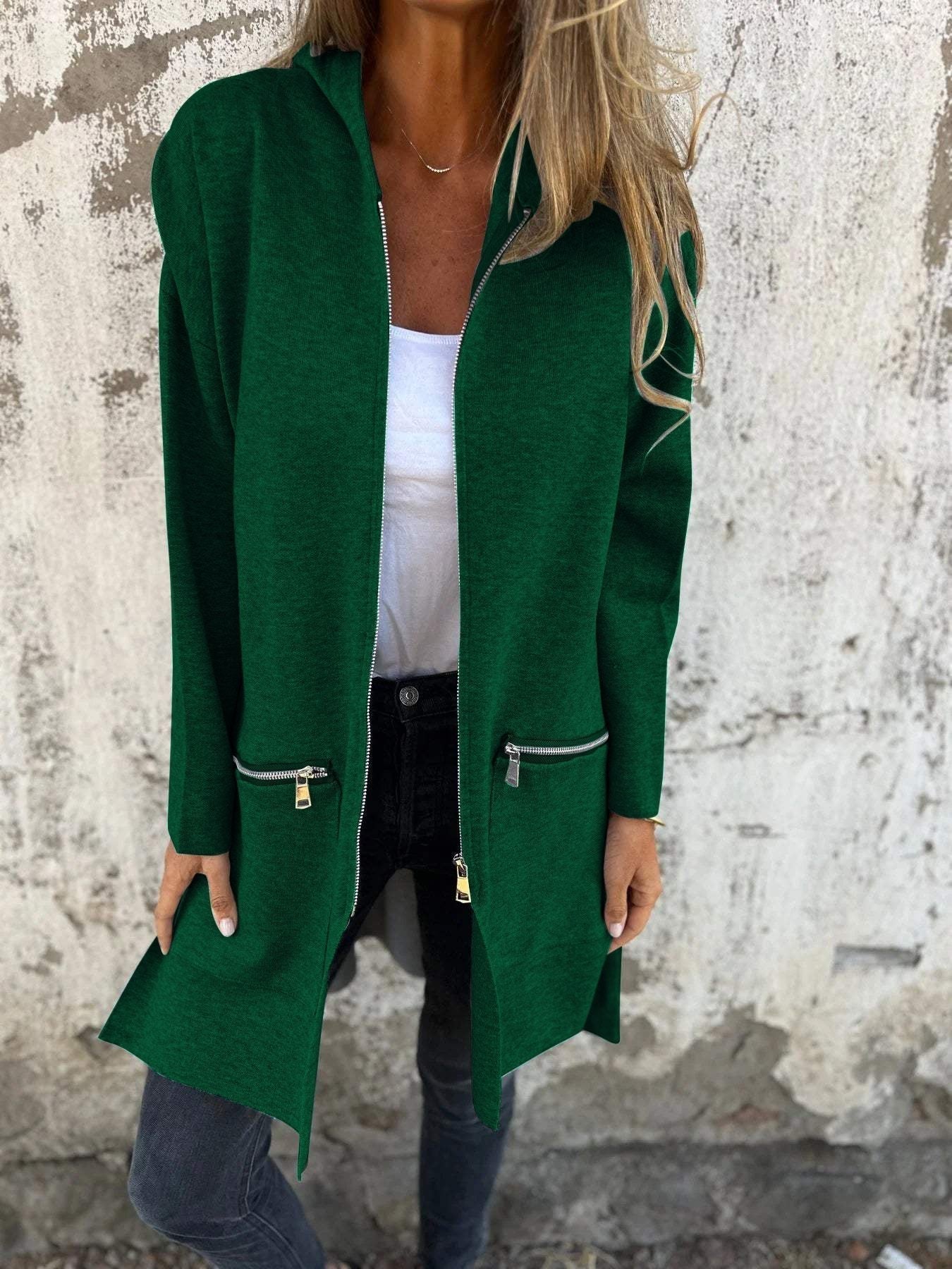 Berg-Feldt | Veste décontractée zippée à col rond