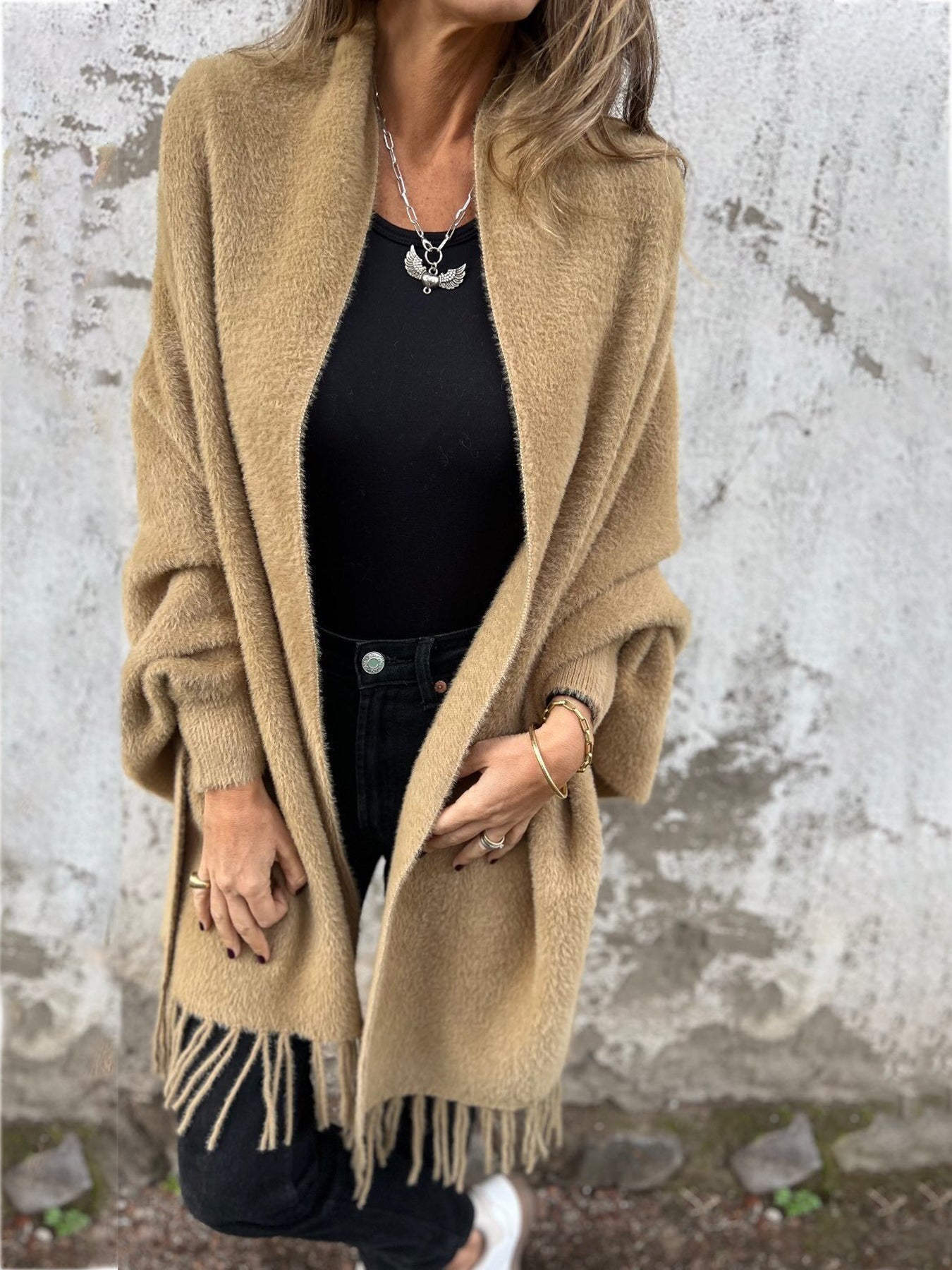 Berg-Feldt | Langärmelige Strickjacke