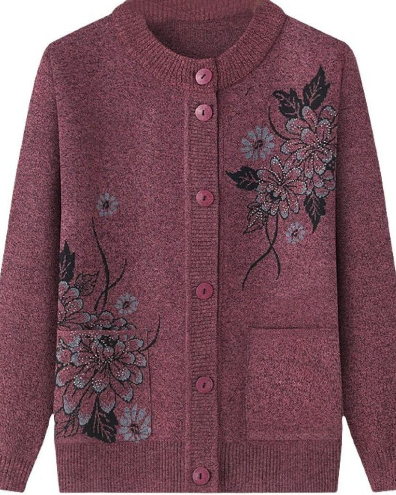 Berg-Feldt | Floral Charm Strickjacke