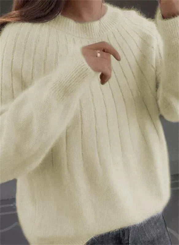 Berg-Feldt | Flauschiger Cashmere Ähnlicher Strickpullover