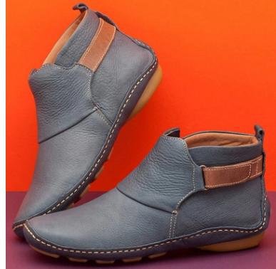 Bottines élégantes et confortables pour femme en cuir pleine fleur de haute qualité