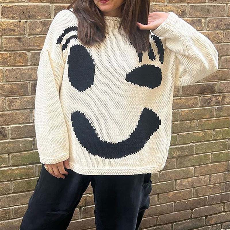 Berg-Feldt | Smiley Strickpullover