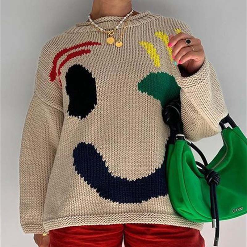 Berg-Feldt | Smiley Strickpullover