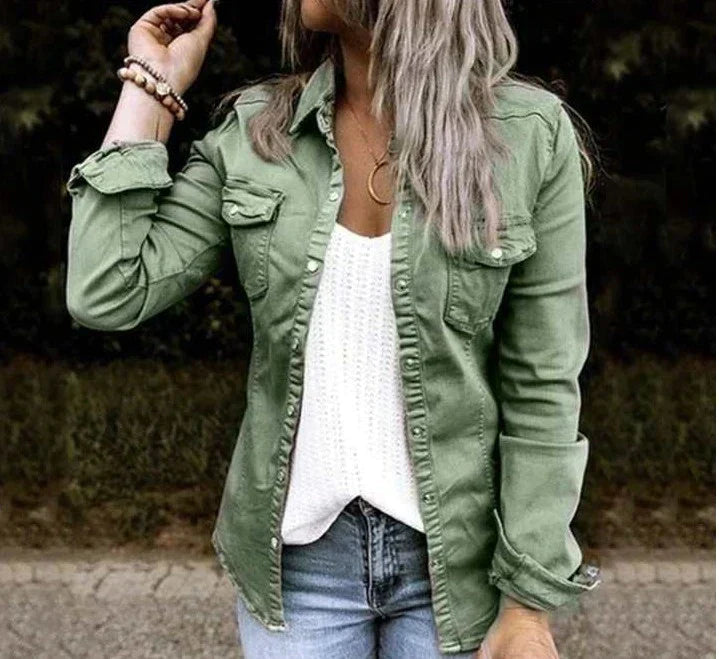Elegante Raffa Jacke, mittellang