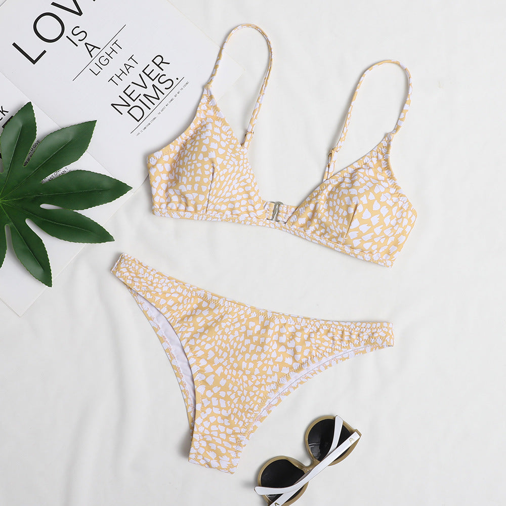 Bikini triangle femme avec motif ludique et bretelles réglables berg-feldt