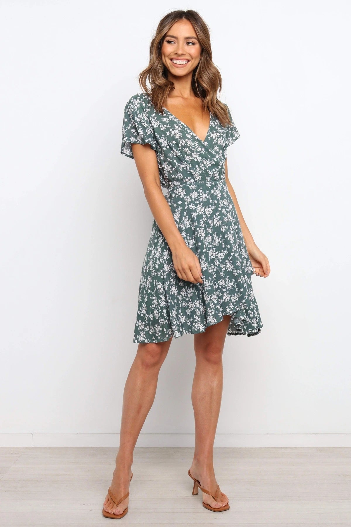 Robe fleurie fluide pour femme Berg-Feldt