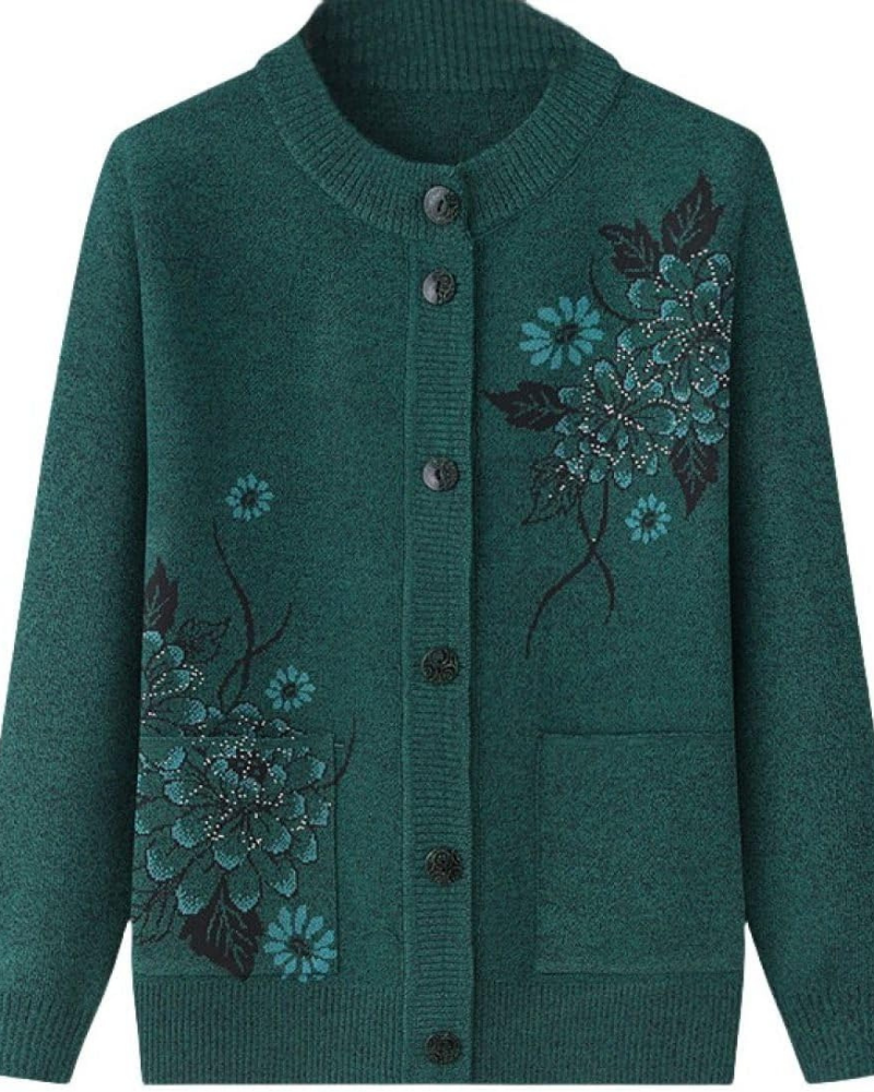 Berg-Feldt | Floral Charm Strickjacke