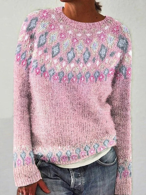 Devyn, pull à motif géométrique