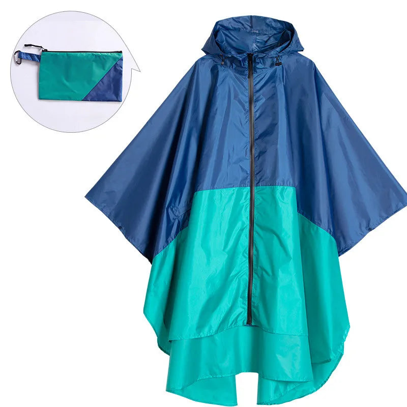 Berg-Feldt | Tragbare Unisex wasserdichte Poncho mit Kapuze