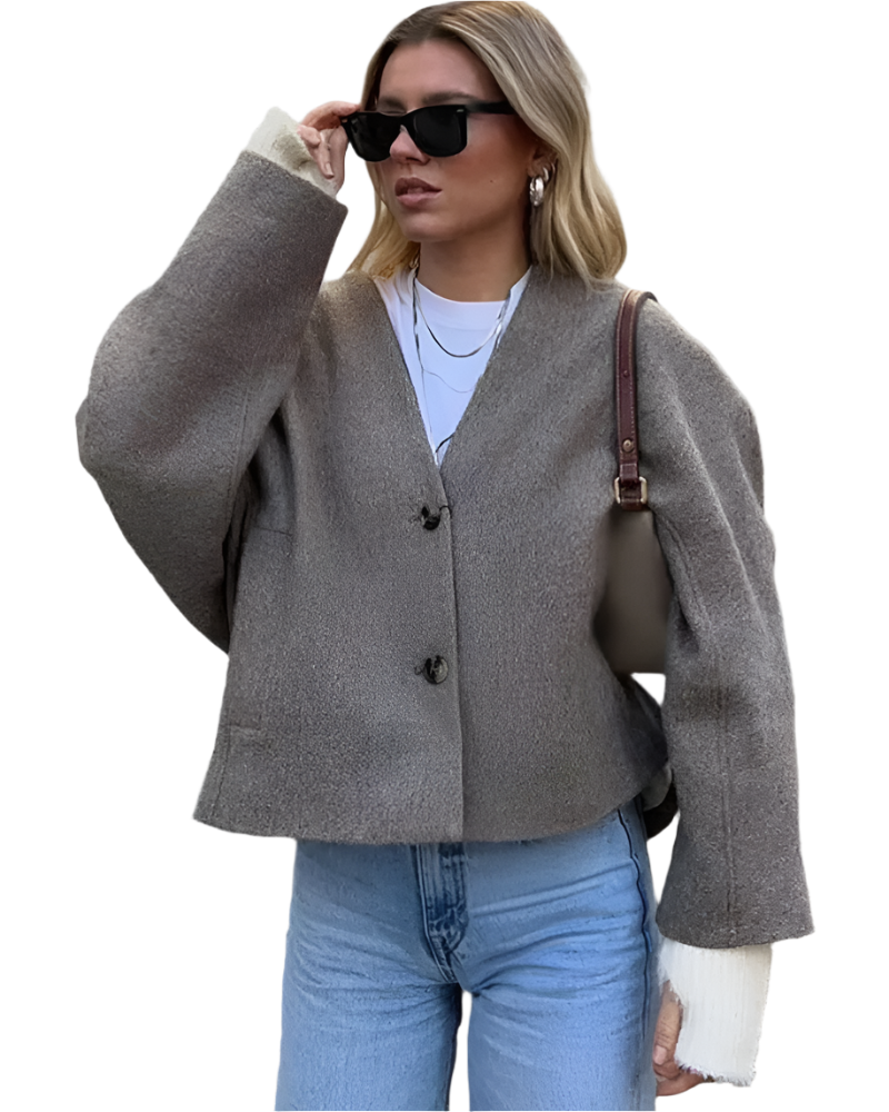 Berg-Feldt | Luxus Blazerjack mit Faux Fur für Damen