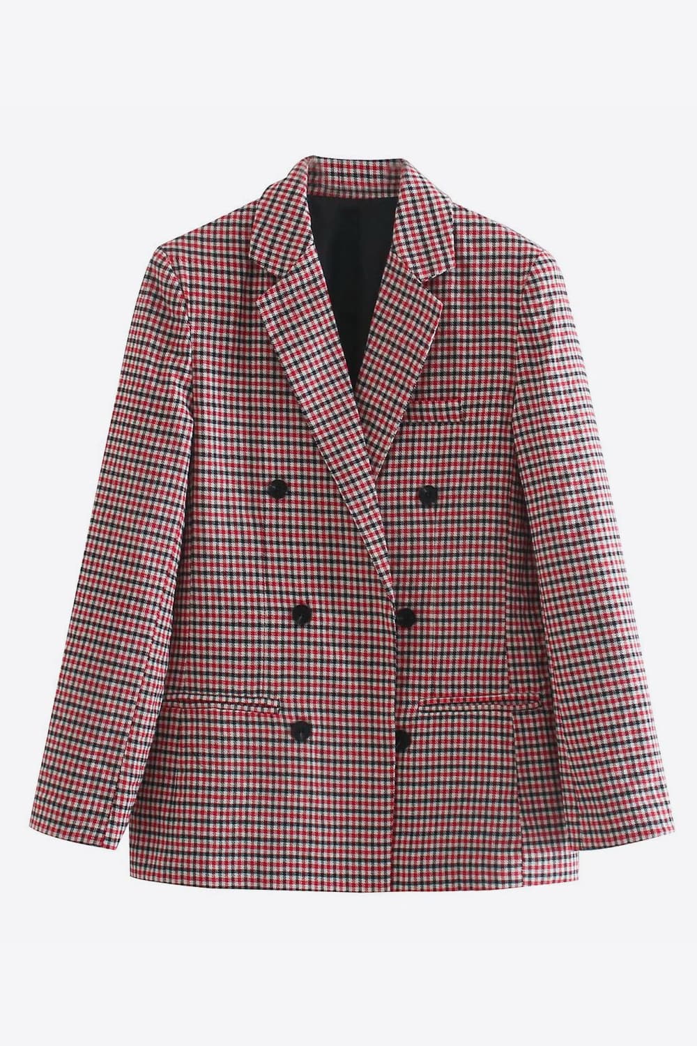 Berg-Feldt | Kariertes Doppelbreasted Blazer
